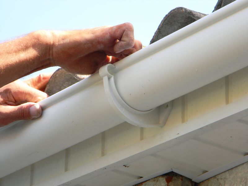 Rain Gutters Installation detail